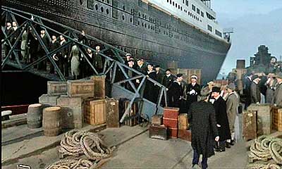 boarding the Titanic