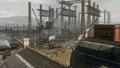 The Harland & Wolff shipyard