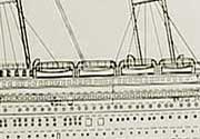 plans showing the lifeboats
