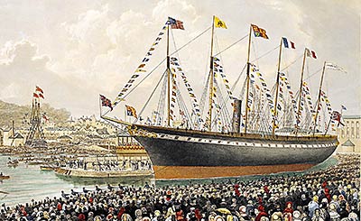 Launch of the SS Great Britain